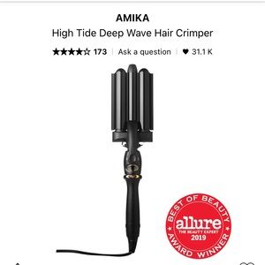 Amika high tide deep wave hair crimper